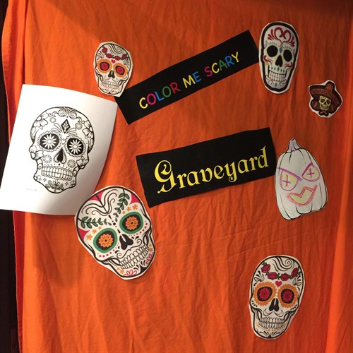 Color Me Scary Graveyard